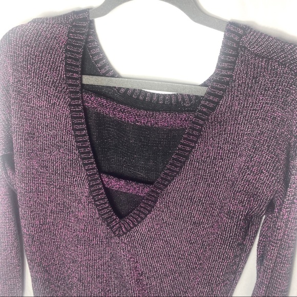 Metallic purple sweater - Picture 6 of 6